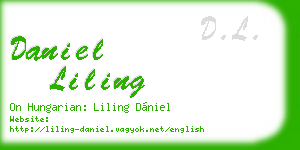 daniel liling business card